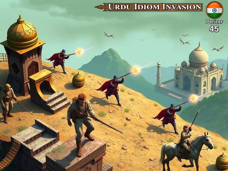 Urdu Idiom Invasion Download Map of India